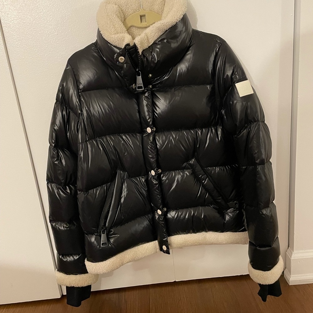 SAM. Georgie Shearling-Trim Down Jacket